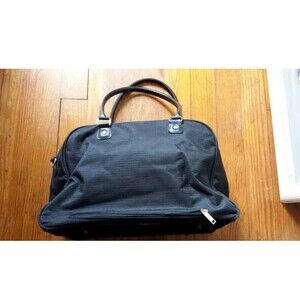 Duffle Carry On Bag Black Ciao! Structured Multiple Zippers